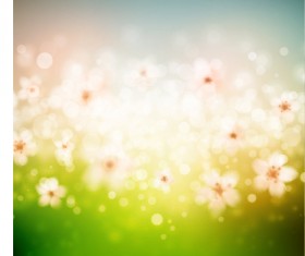 shine spring green background art vector 01