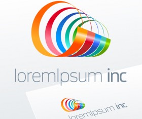 Abstract business logos excellent design vector 08