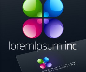 Abstract business logos excellent design vector 12