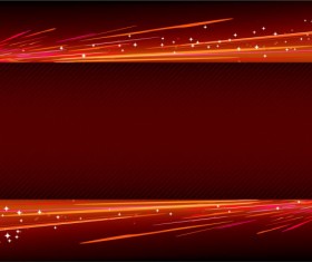 Abstract light with red background vector
