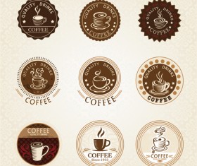 Badge vintage coffee vector design