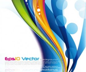 Blue abstract business background vector