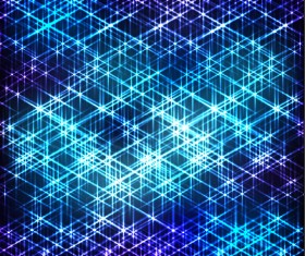 Bright neon light art background vector set 02