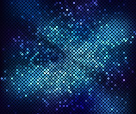 Bright neon light art background vector set 03