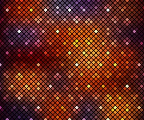 Bright neon light art background vector set 05