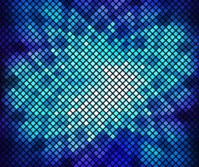 Bright neon light art background vector set 07