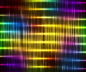 Bright neon light art background vector set 12
