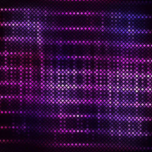 Bright neon light art background vector set 18