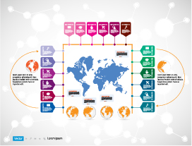 Business Infographic creative design 2977