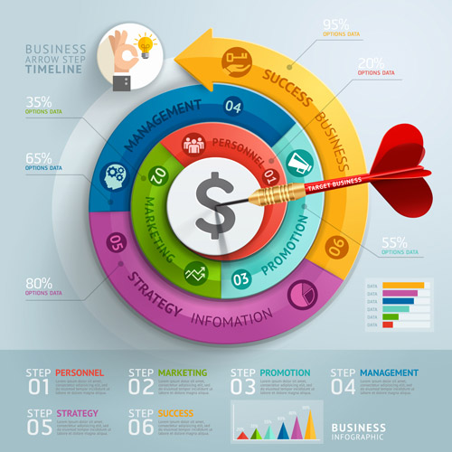 Business Infographic creative design 2989