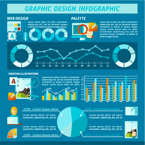 Business Infographic creative design 3022 free download
