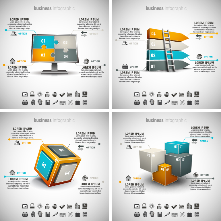 Business Infographic creative design 3067