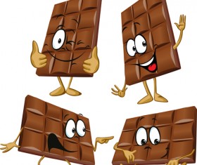 Cartoon choco funny vector graphic