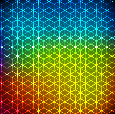 Colored glow stars vector backgrounds 02