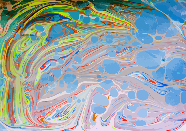 Colored oil paint art backgrounds vector 02