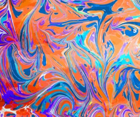 Colored oil paint art backgrounds vector 03