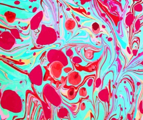 Colored oil paint art backgrounds vector 10