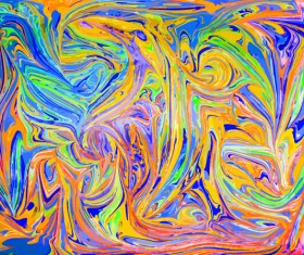 Colored oil paint art backgrounds vector 11