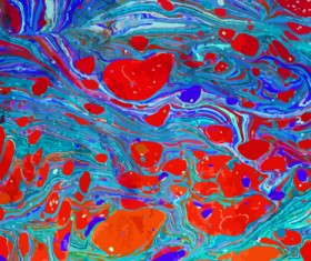 Colored oil paint art backgrounds vector 14