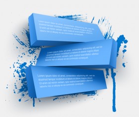 Concept 3D banners vector graphics 01