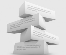 Concept 3D banners vector graphics 02