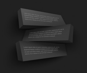 Concept 3D banners vector graphics 04