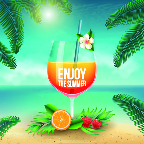 Enjoy-summer-holiday-vector-art-backgrou