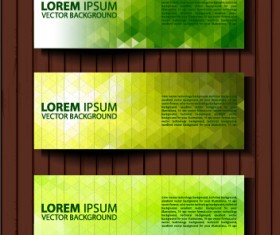 Fashion banners colored design vector 01