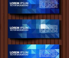 Fashion banners colored design vector 03