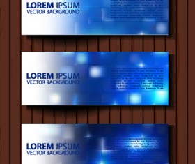 Fashion banners colored design vector 07