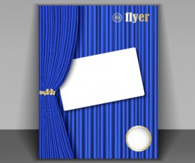 Fashion cover brochure with flyer design vector 01