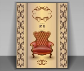 Fashion cover brochure with flyer design vector 02