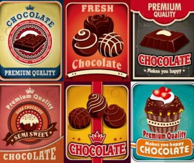 Grunge vintage styles food poster vector 10