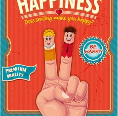 Grunge vintage styles food poster vector 11