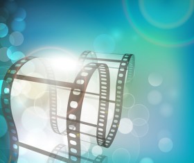 Halation movies film art background vector 02