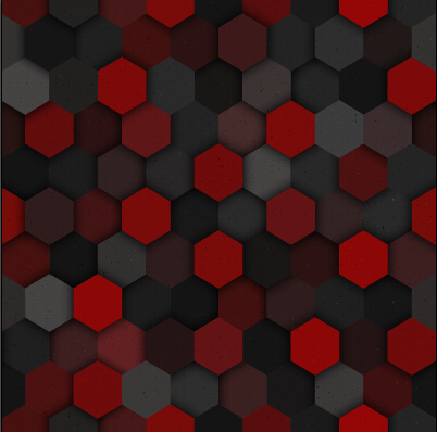 Hexagon layered seamless pattern vector material 02