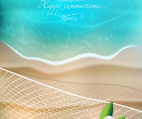 Holiday summer travel sea background vector 05