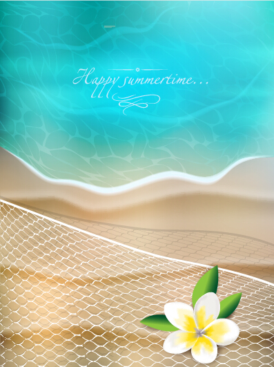 Holiday summer travel sea background vector 05