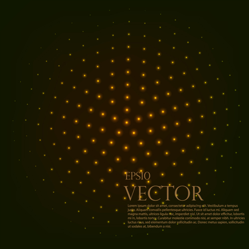 Light dot tech background vector 01