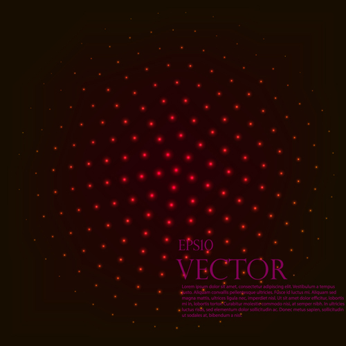 Light dot tech background vector 03