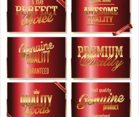 Luxury premium quality cards vector material