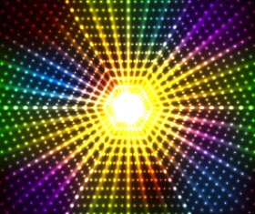 Multicolor neon effect beautiful background 01