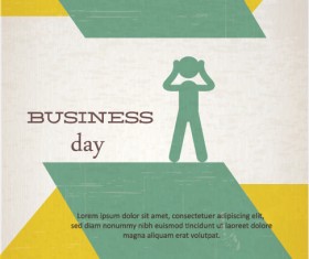 People vintage styles cover vector set 03