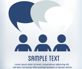 People vintage styles cover vector set 08