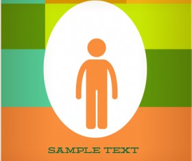 People vintage styles cover vector set 13