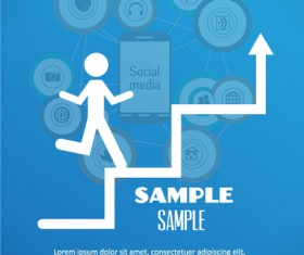 People vintage styles cover vector set 20