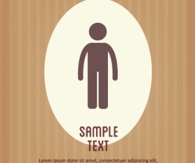 People vintage styles cover vector set 21