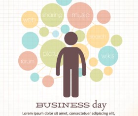 People vintage styles cover vector set 22