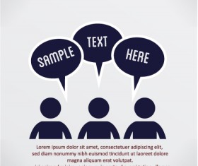 People vintage styles cover vector set 24