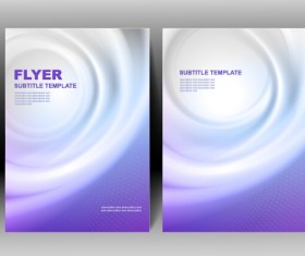 Refreshing flyer cover abstract vectors 03